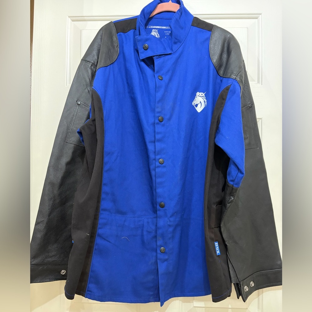 BSX Fire resistant leather jacket. 2XL gently used, in great condition.